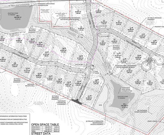 Morgan Reserve Lot Map